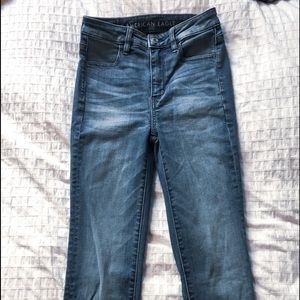 american eagle super high rise jegging